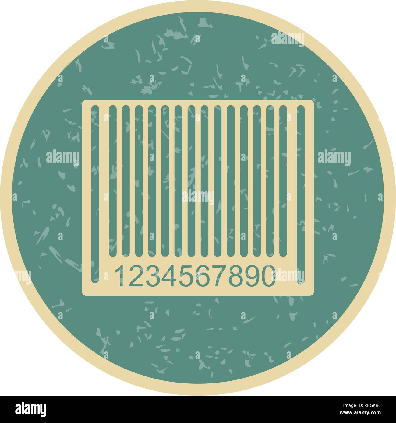 Vector Barcode Icon Stock Vector