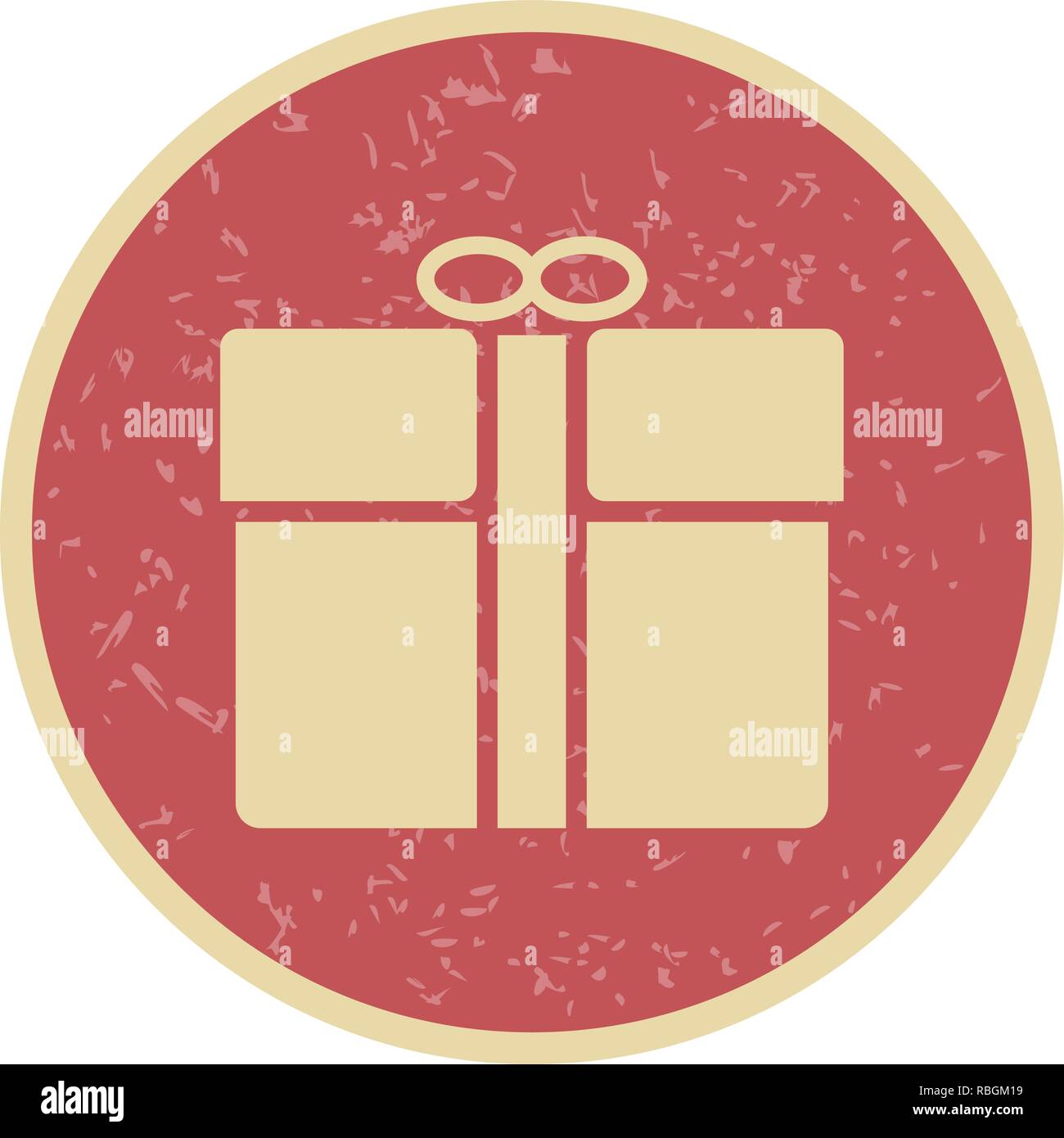 Vector Gift Icon Stock Vector