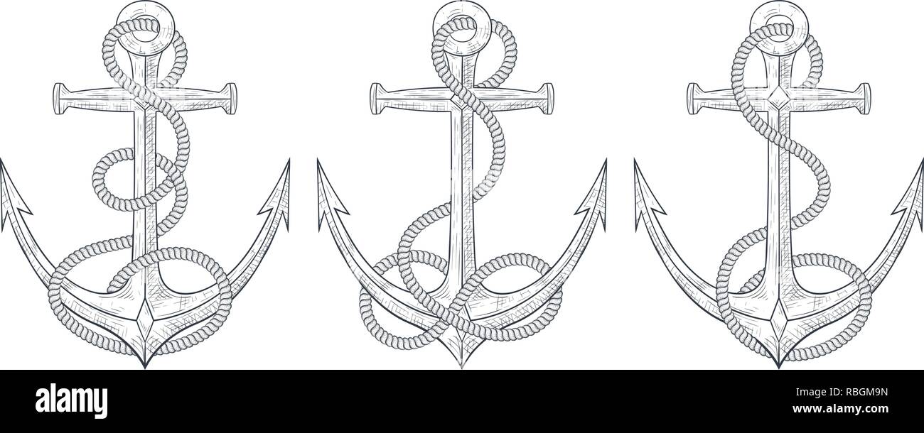 Set Of Anchors With Rope High Resolution Stock Photography And Images Alamy Set Of Anchors With Rope High Resolution Stock Photography And Images Alamy