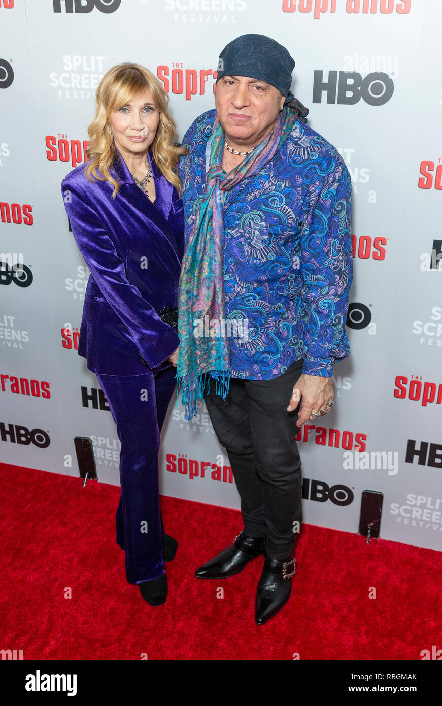 New York, United States. 09th Jan, 2019. Maureen Van Zandt and Steven
