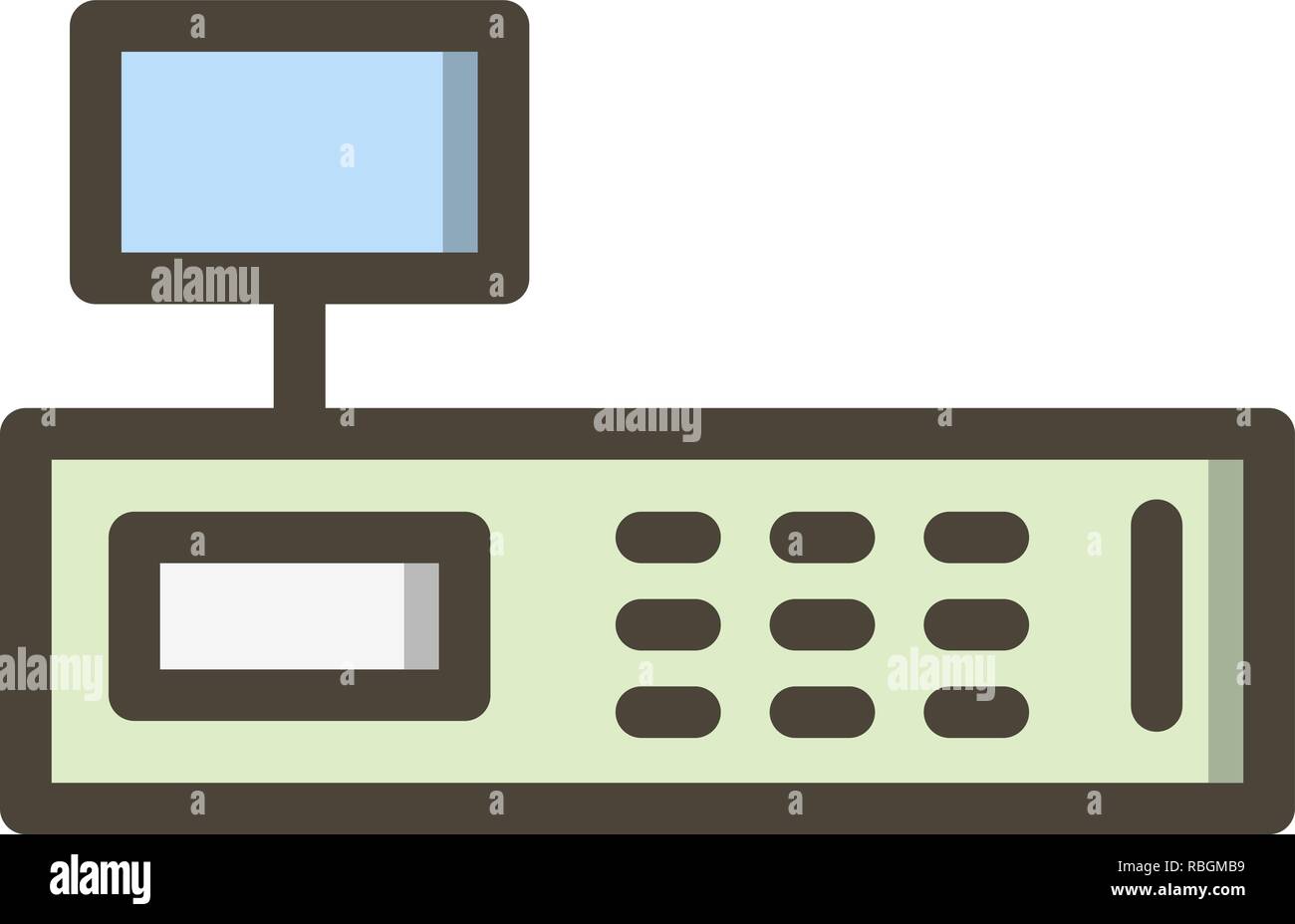 Vector Cash Counter Icon Stock Vector Image & Art Alamy