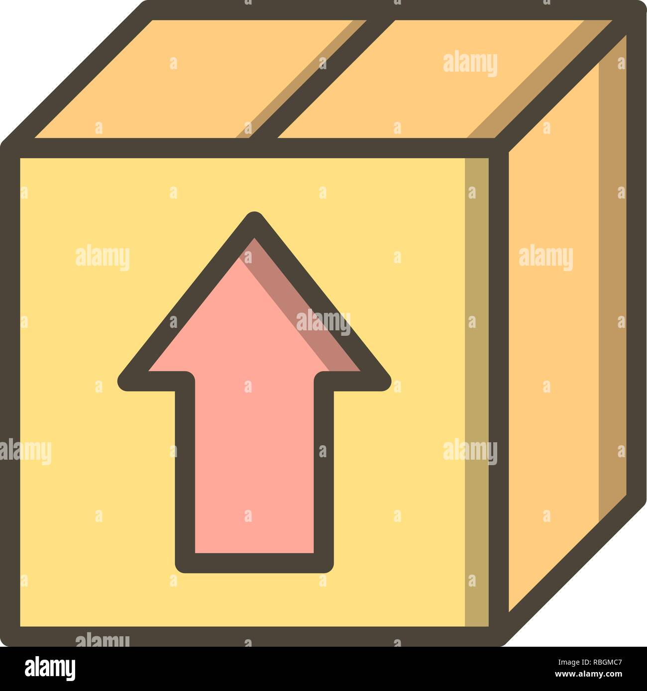 Vector Package Icon Stock Vector