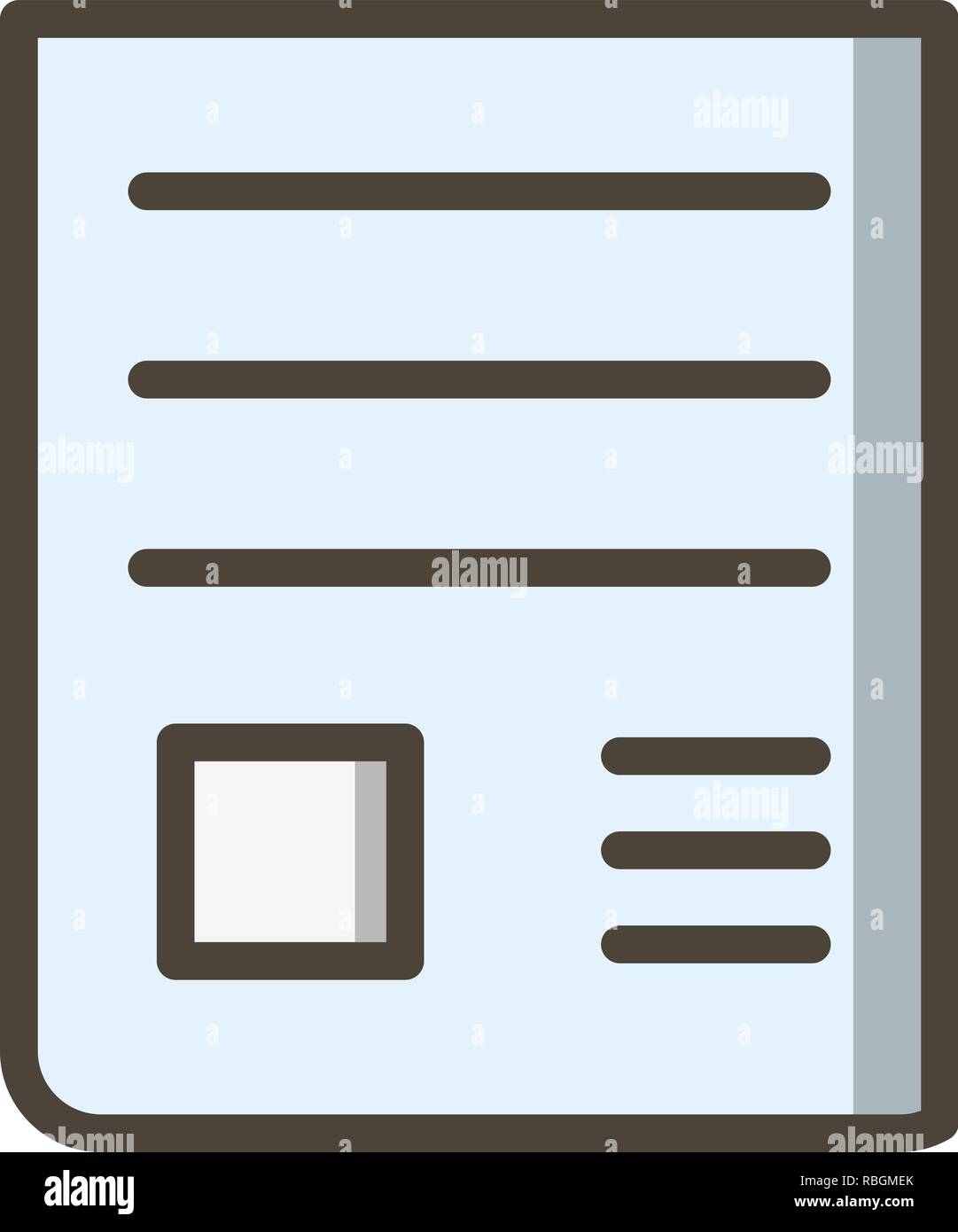 Vector News Icon Stock Vector