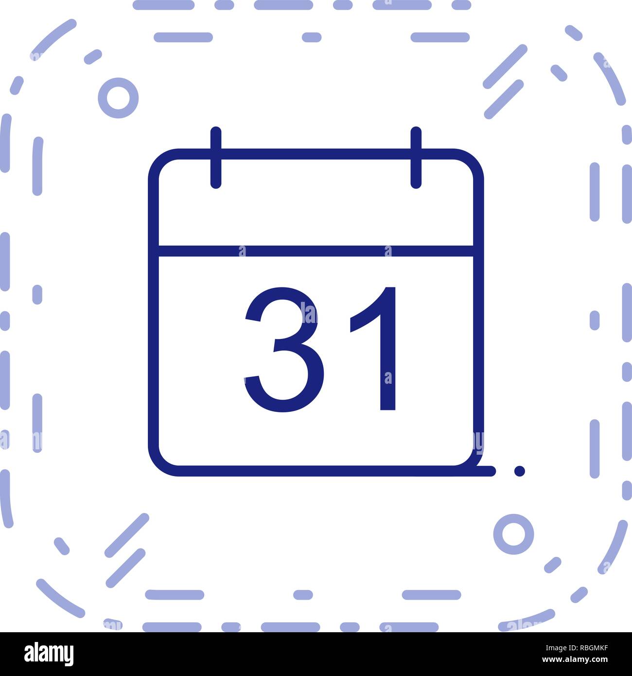 Vector Calendar Icon Stock Vector Image & Art - Alamy