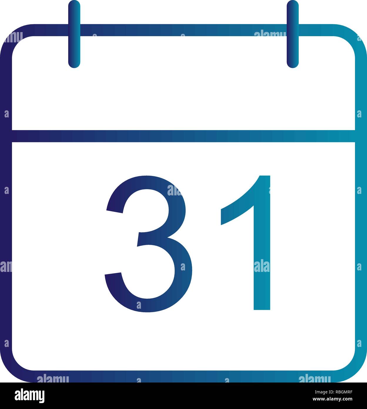 Vector Calendar Icon Stock Vector Image & Art - Alamy