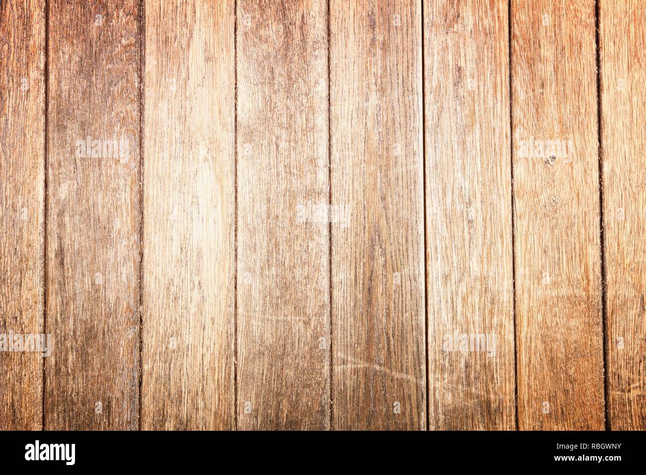Old wood texture with natural patterns. Wooden door background Stock