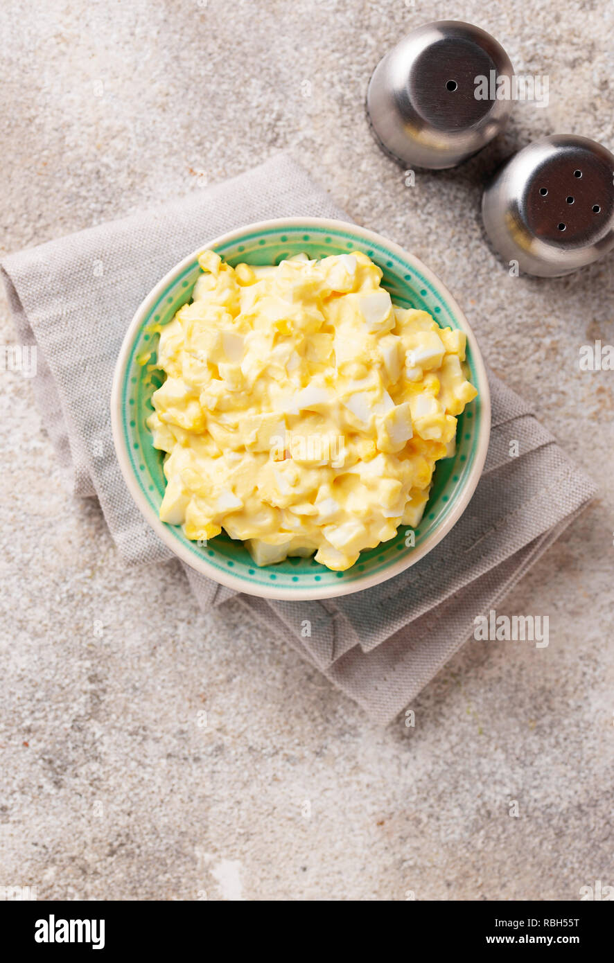 Egg salad, traditional American food Stock Photo Alamy