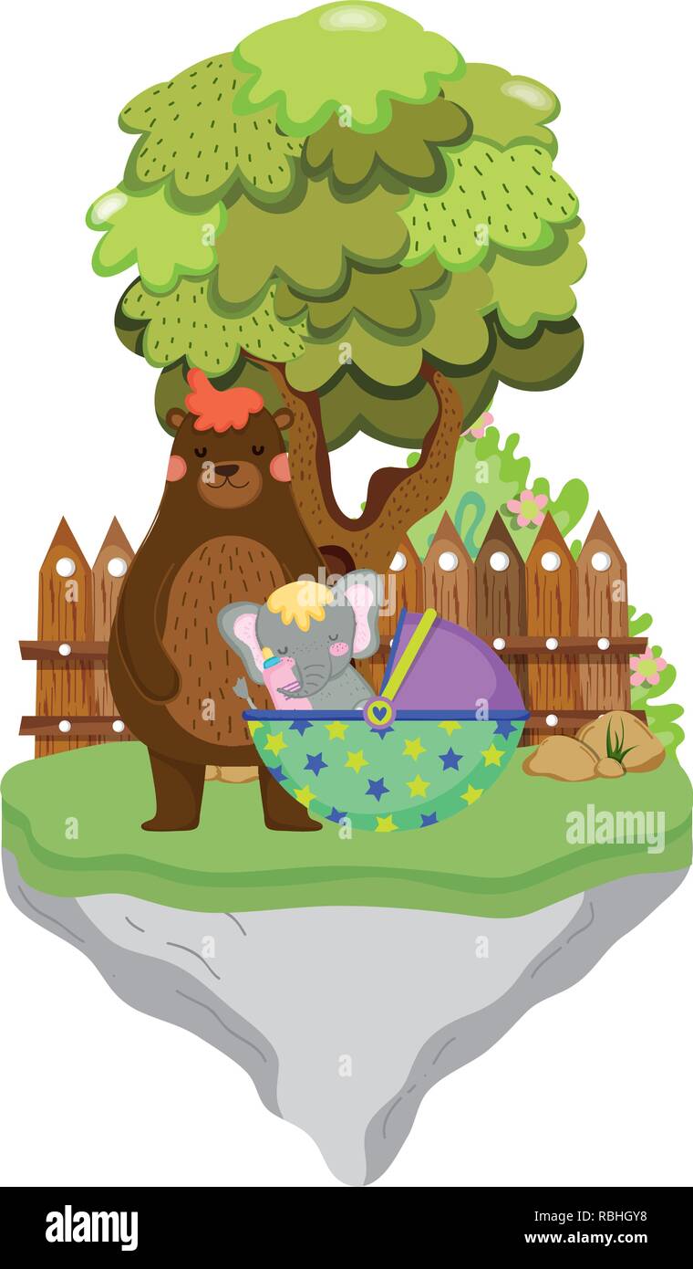 cute and little elephant character Stock Vector Image & Art - Alamy