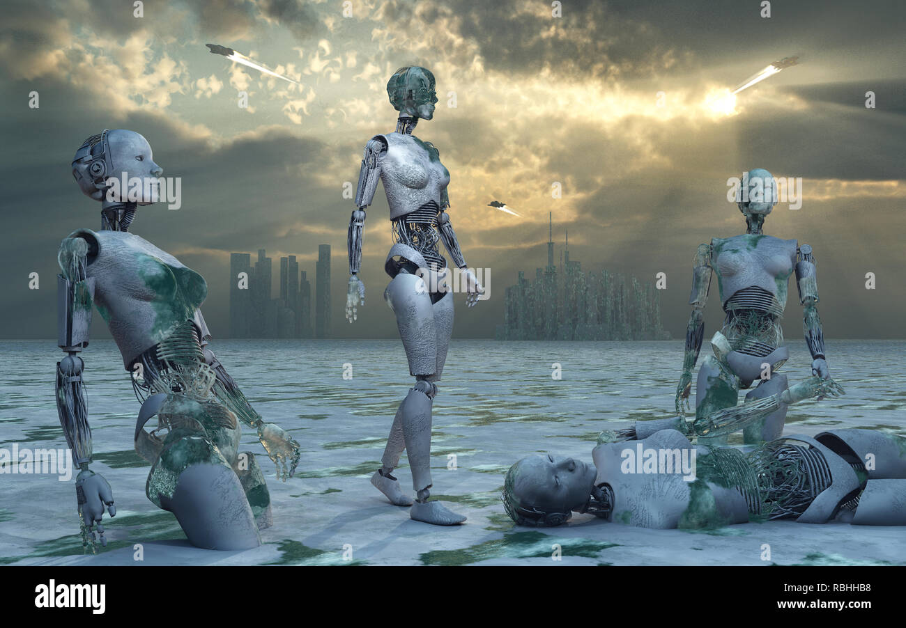 Death Of Artificial Intelligence Stock Photo Alamy