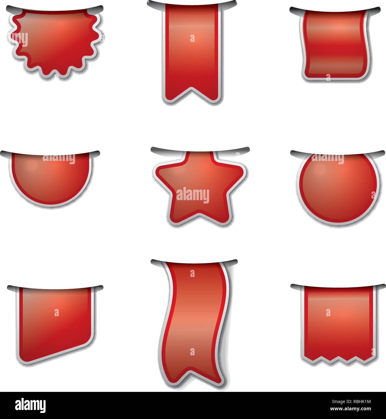 illustration of set advertising template of labels and tags for sale Stock Vector Image & Art