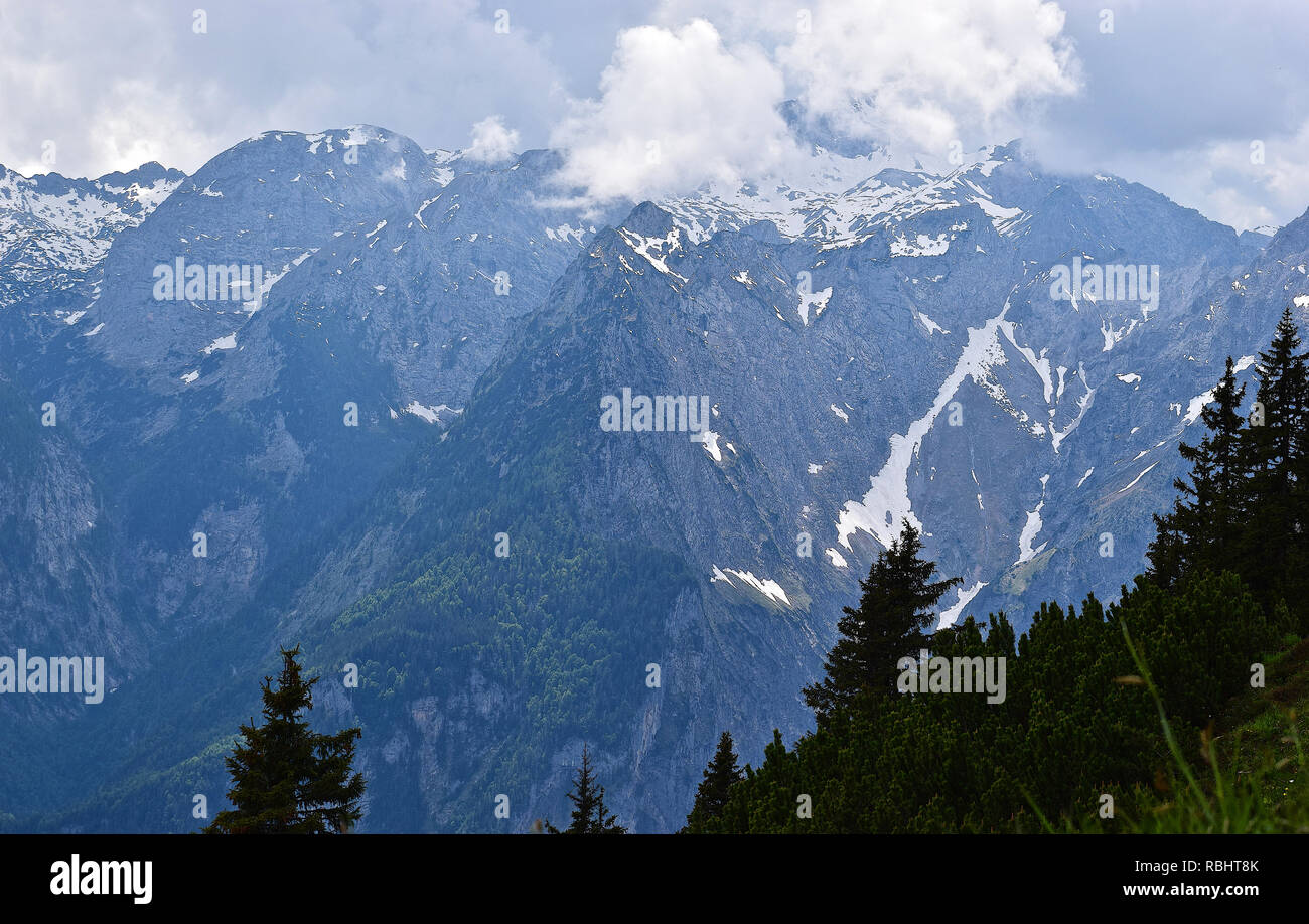 Jenner summit, Berchtesgaden, Bavaria, Germany, 020617 Stock Photo - Alamy