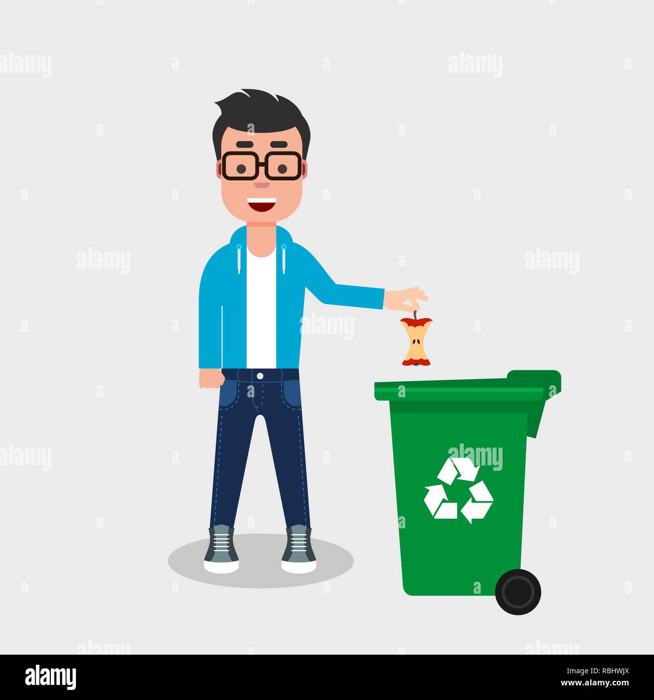 Throwing food away Stock Vector Images - Alamy Throwing food away Stock Vector Images - Alamy