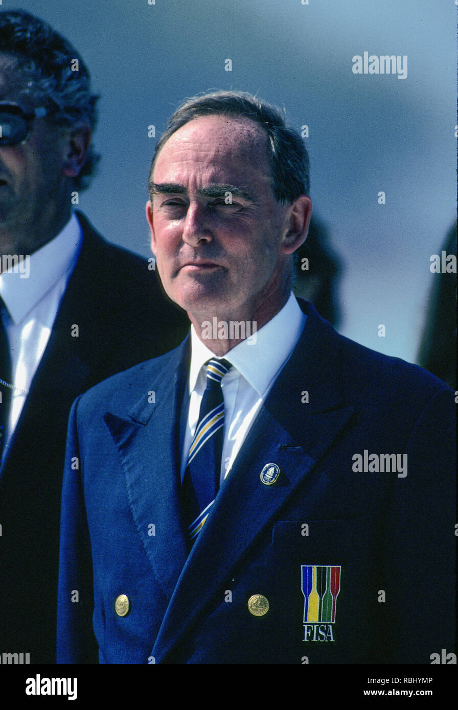 Barcelona Olympics 1992 - Lake Banyoles, SPAIN,  Peter CONI, Photo: Peter Spurrier.       {Mandatory Credit: © Peter Spurrier/Intersport Images] Stock Photo