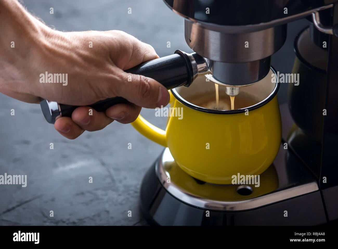 Coffee Machine and Electric Kettle on the Office Desk. Front View. Stock  Image - Image of brew, detail: 155187373