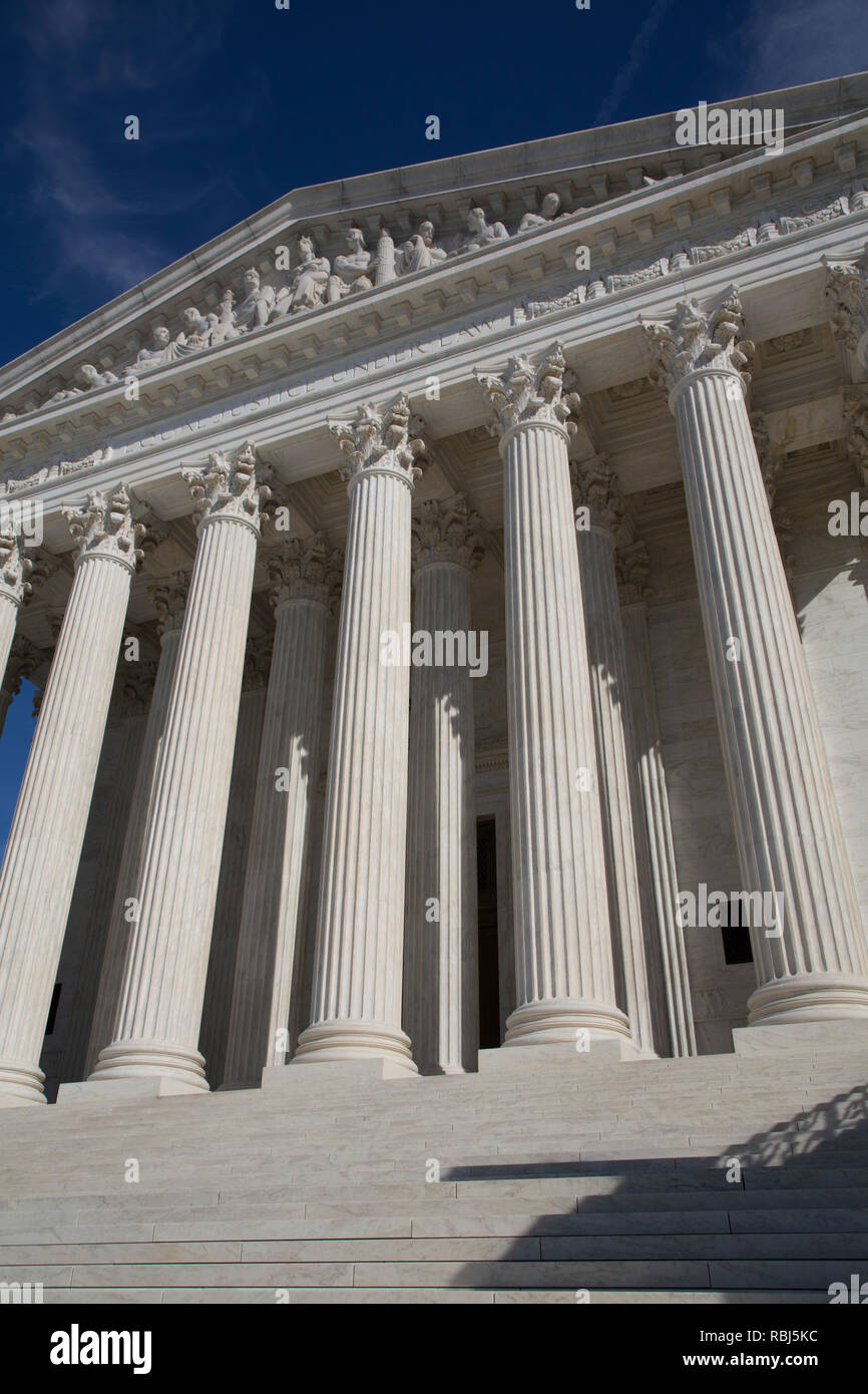United States Supreme Court Building, Washington D.C., USA Stock Photo
