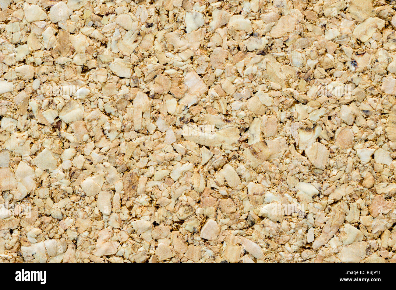 empty cork wood board texture background Stock Photo