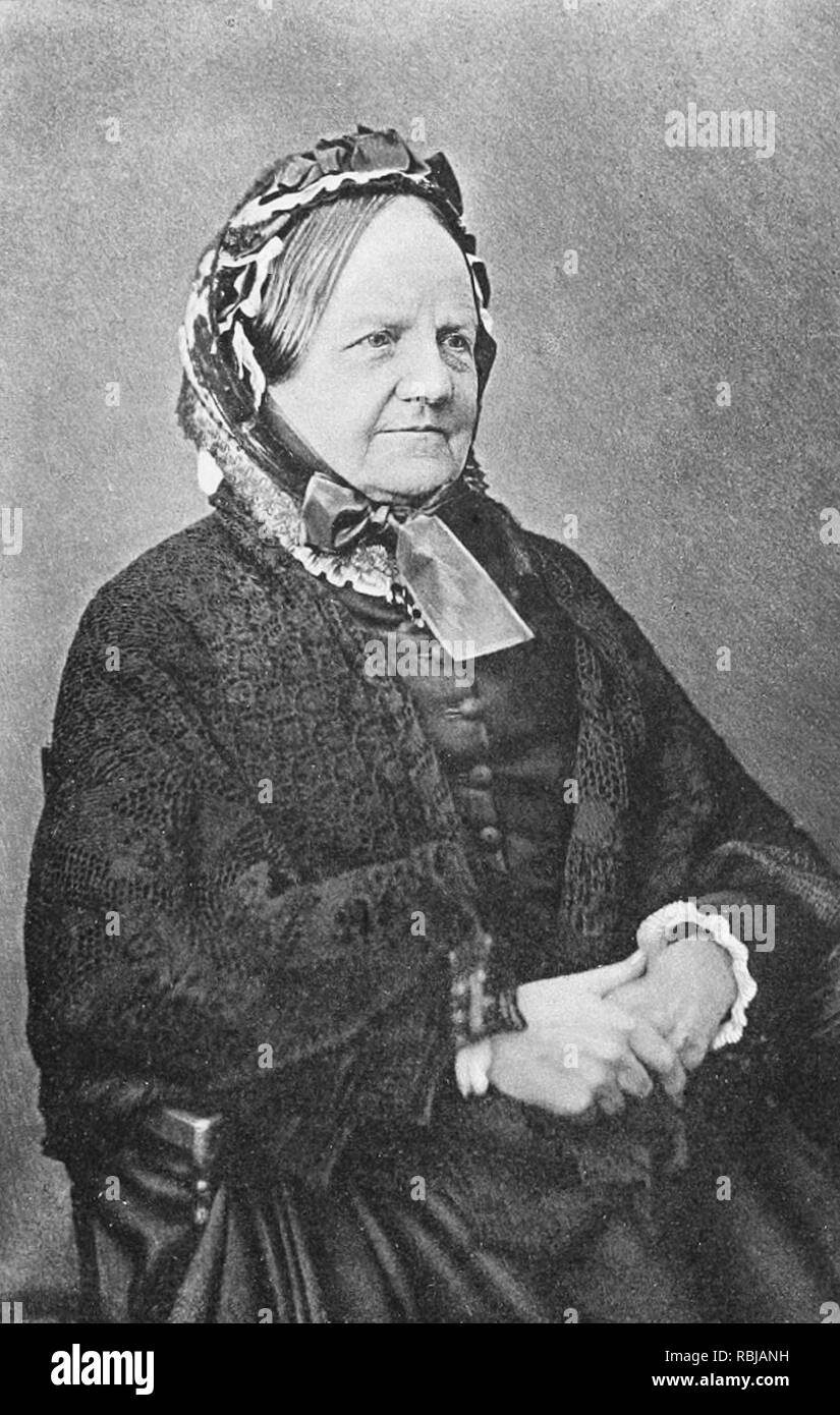 Emma Darwin, wife of Charles Darwin, circa 1890 Stock Photo