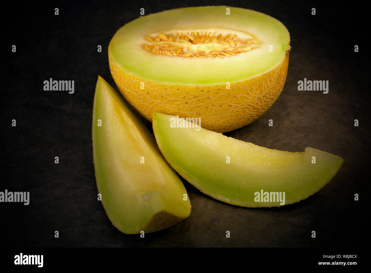 Yellow canary melon hires stock photography and images Alamy