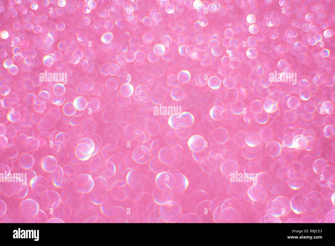 Pink glitter with bokeh Stock Photo