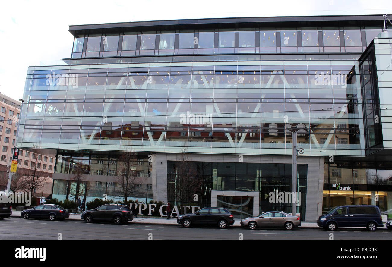 The PPF Gate building on Evropska Street in Dejvice, Prague, Czech ...