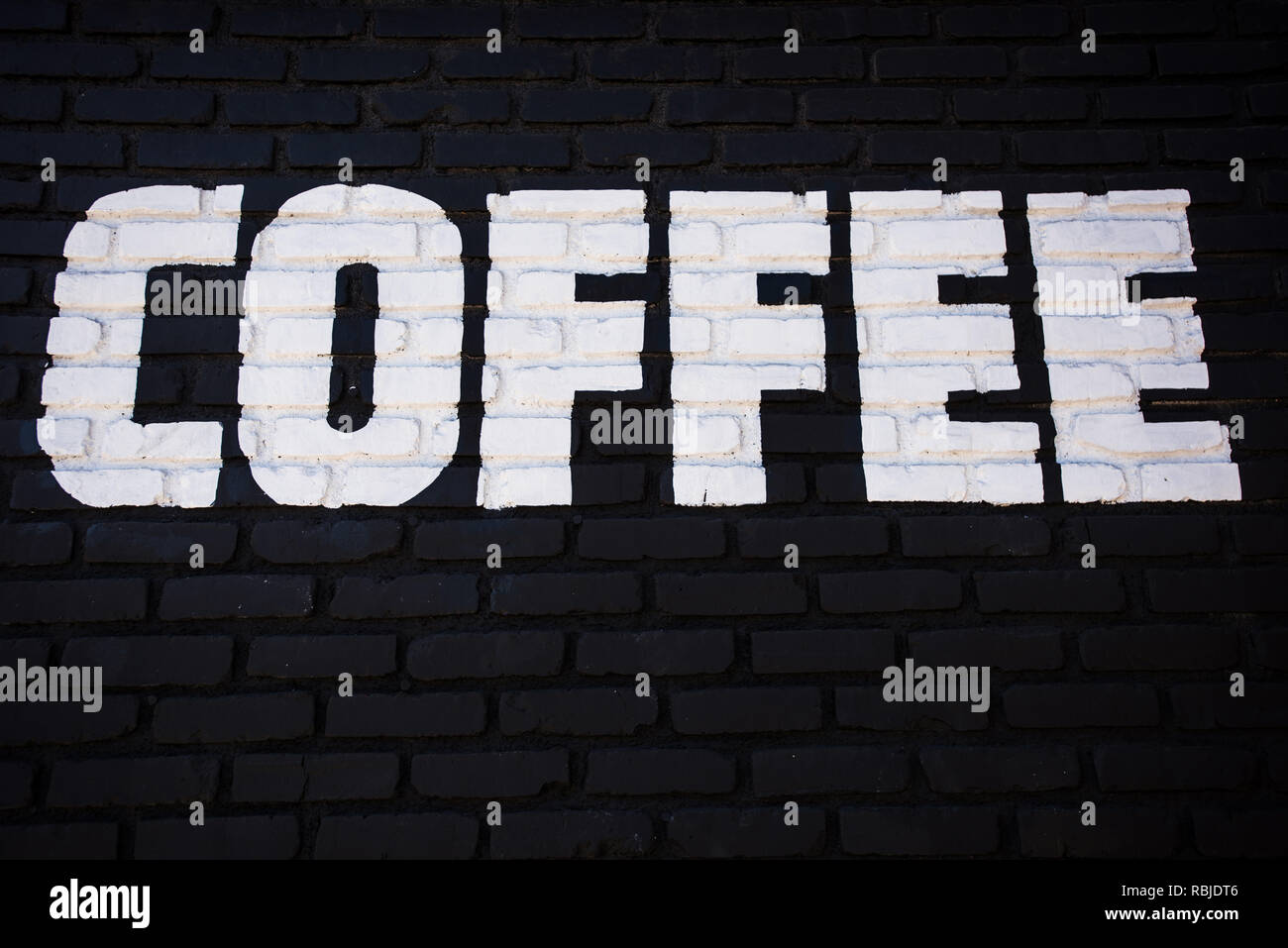 COFFEE SHOP. LOS ANGELES. CA. Stock Photo