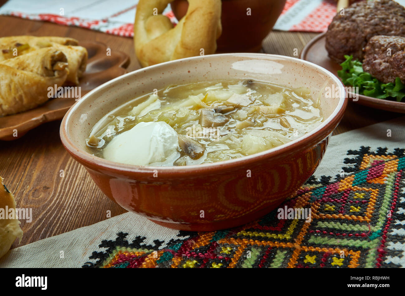 Kapusniak, Cabbage soup , Ukrainian cuisine, Traditional assorted
