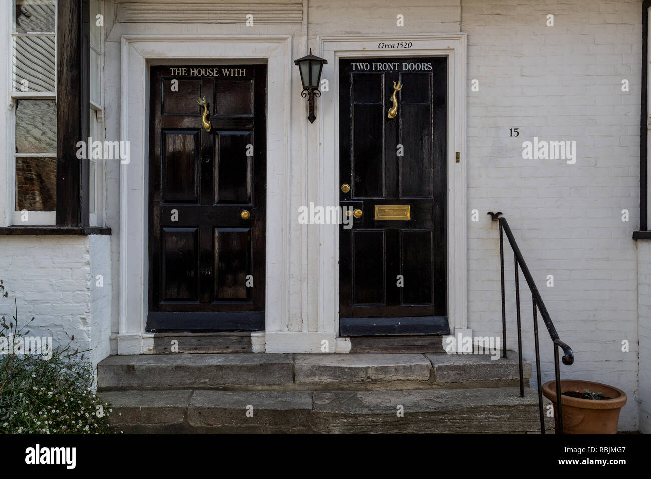 The house with two front doors hires stock photography and images Alamy