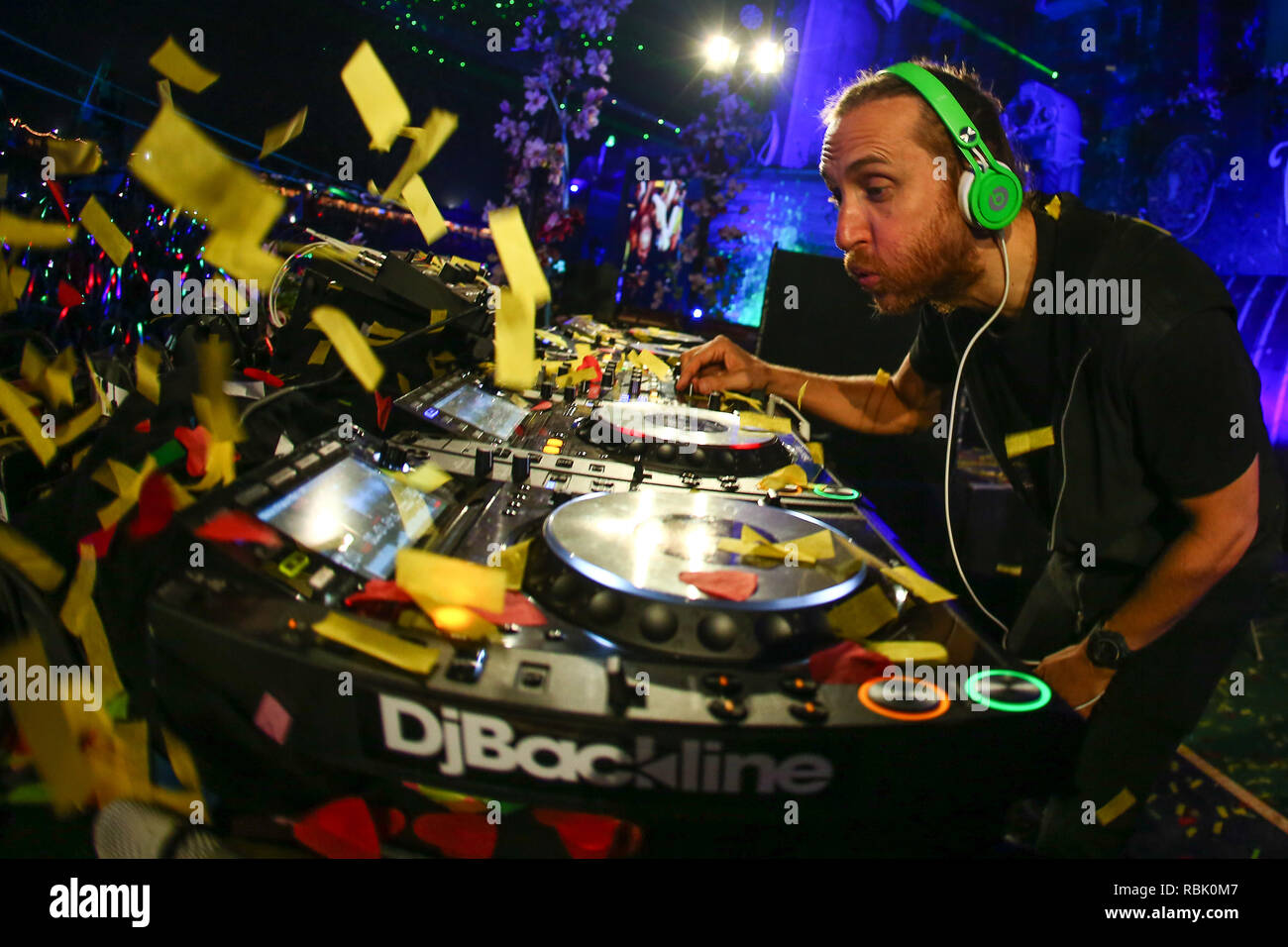 dj David Guetta perfoming live at tomorrowworld (tomorrowland USA Stock  Photo - Alamy