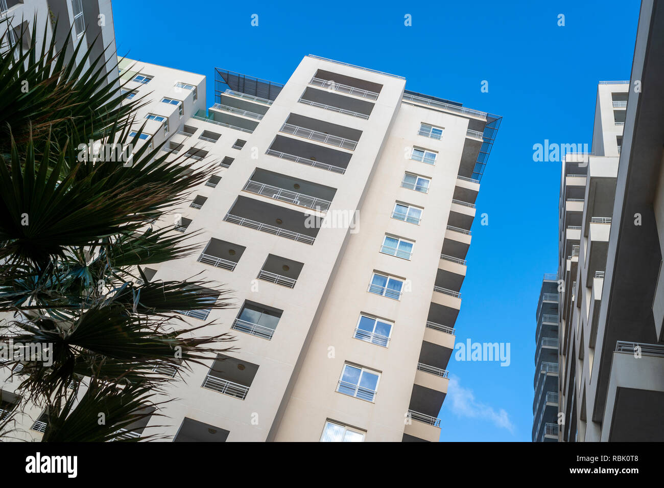 Modern apartment block at 'The Point, Sliema, Malta Stock Photo Alamy