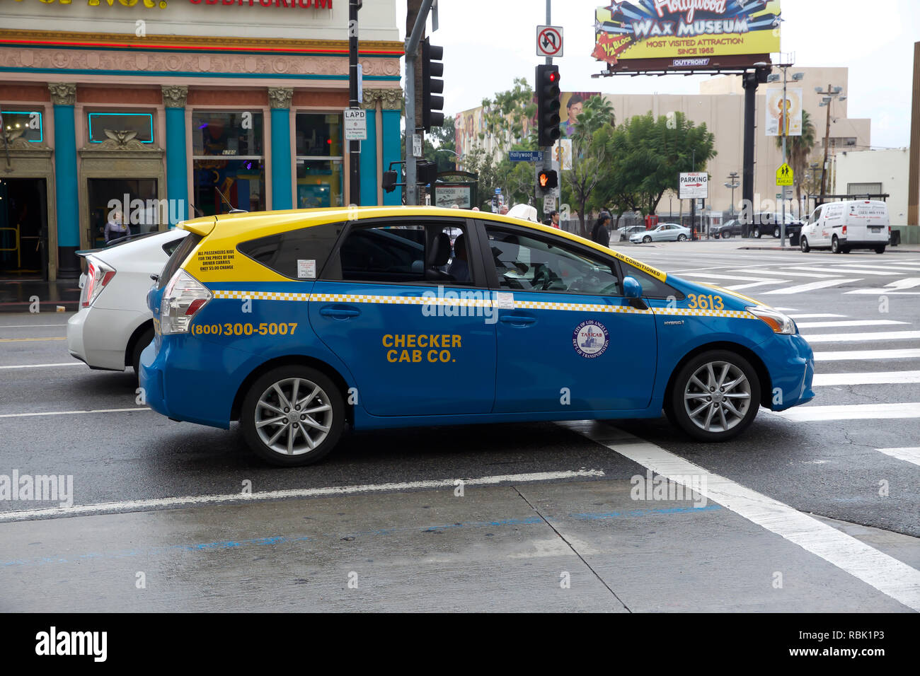 Taxi Hollywood High Resolution Stock Photography and Images Alamy