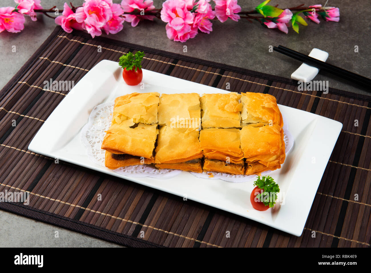 chinese lotus seed paste Stock Photo Alamy