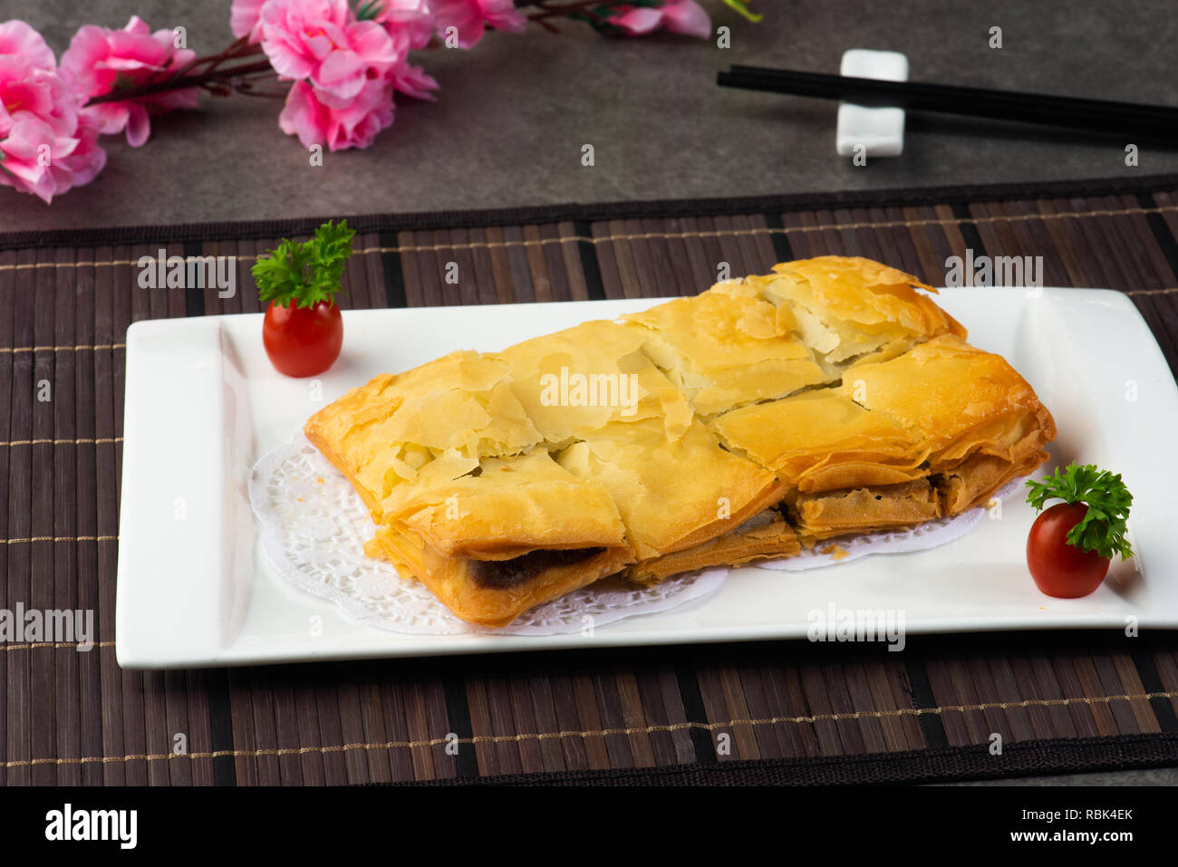 chinese lotus seed paste Stock Photo Alamy