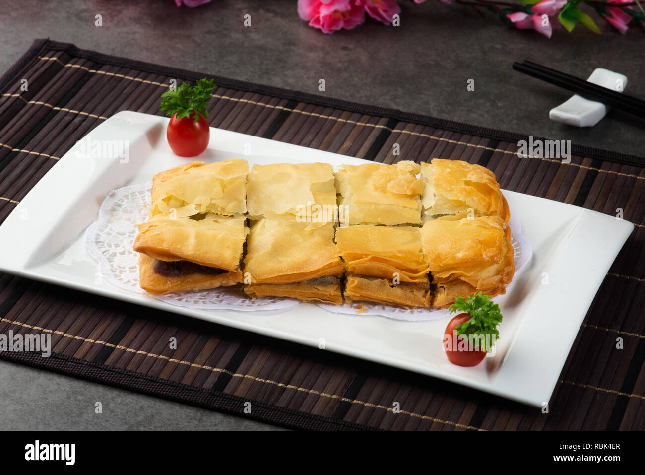 chinese lotus seed paste Stock Photo Alamy