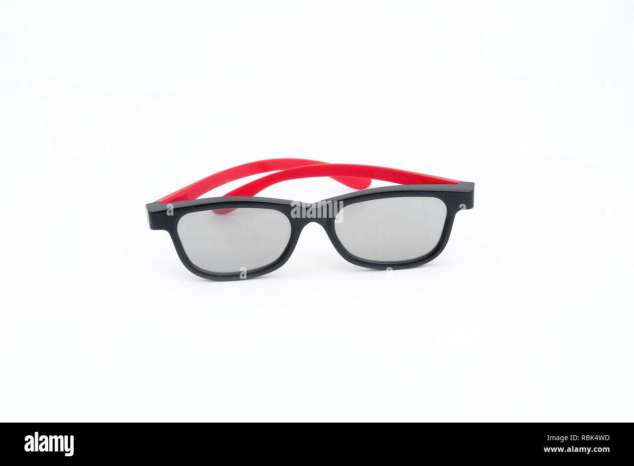 Picture of fashionable spectacles. Isolated on the white background. Stock Photo