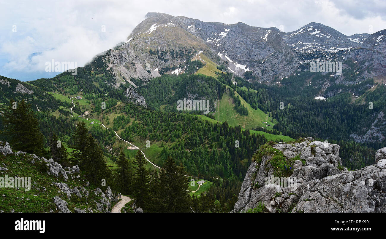 Jenner summit, Berchtesgaden, Bavaria, Germany, 020617 Stock Photo - Alamy