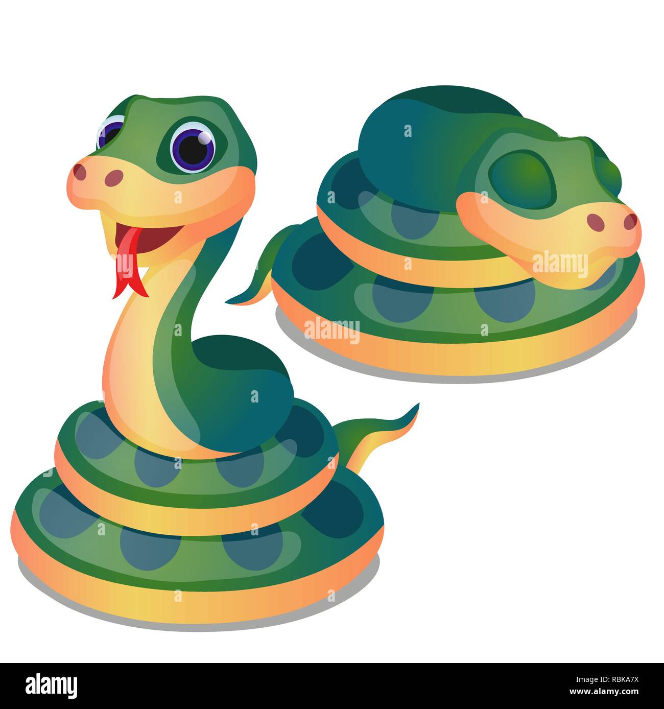Small venomous snake Stock Vector Images - Alamy