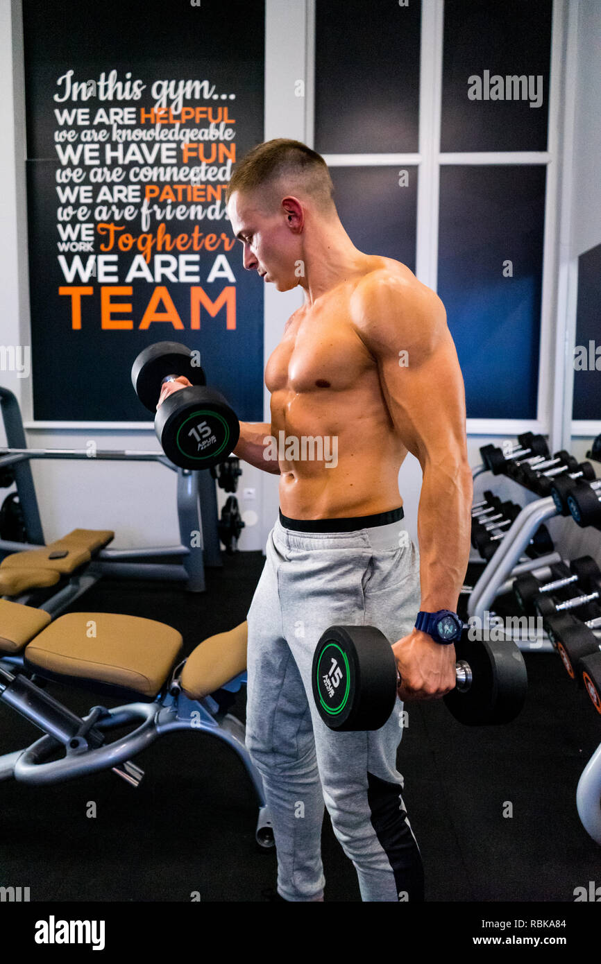 Gym Life Stock Photo Alamy