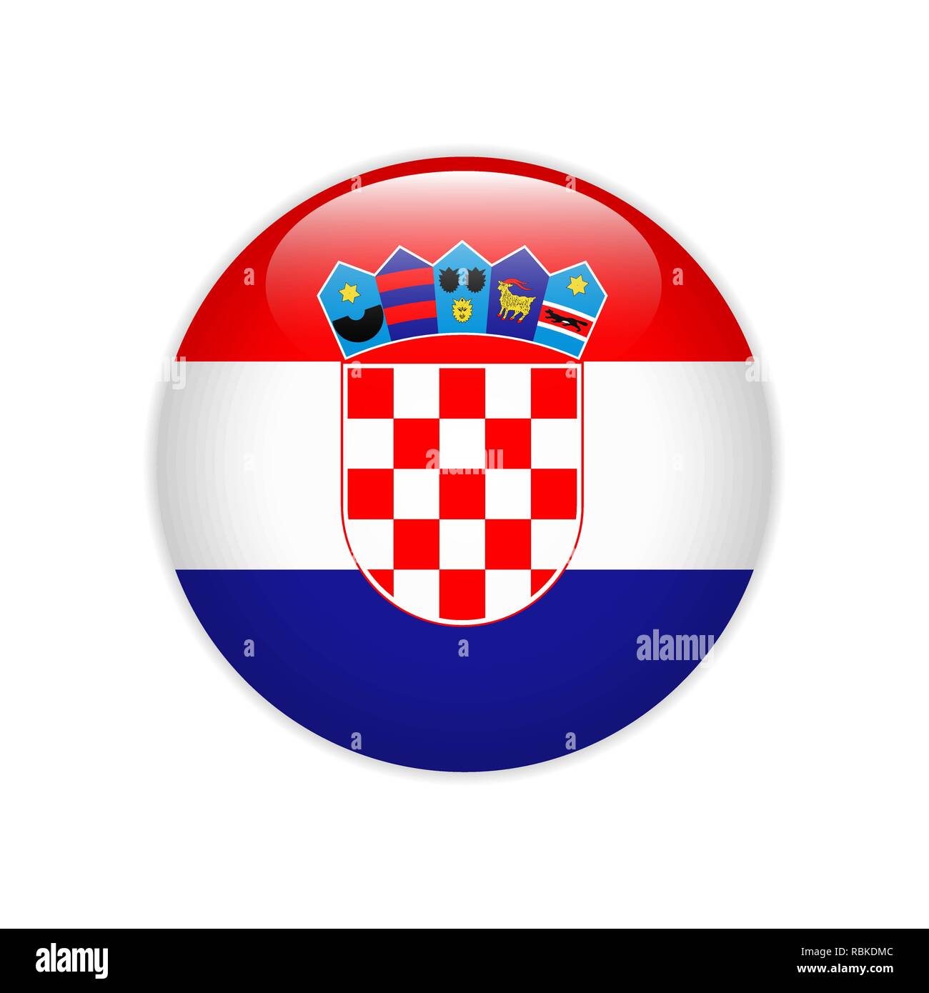 Signs and Symbols Flag Button Stock Vector Image & Art Alamy