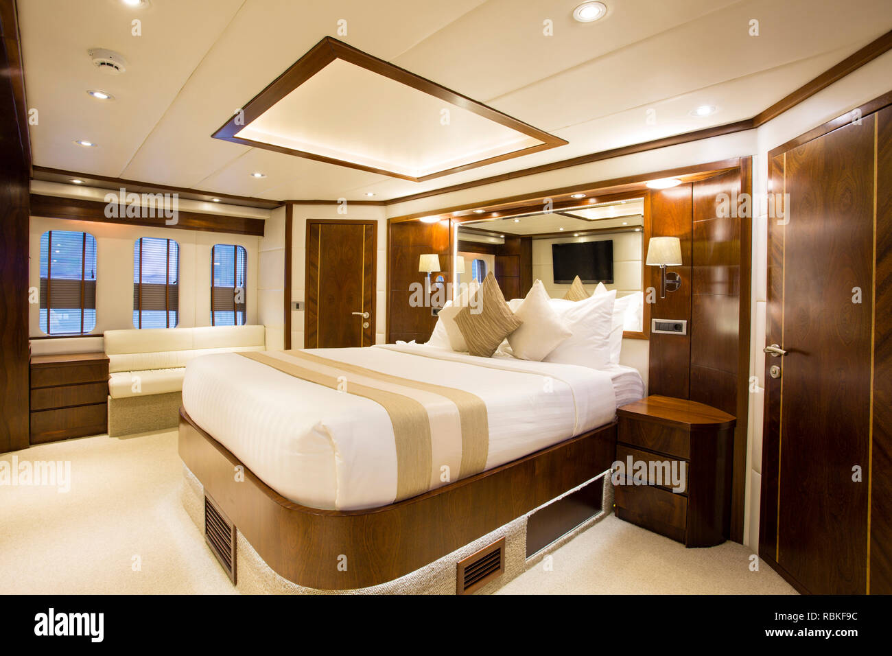 Yacht luxury interior hires stock photography and images Alamy
