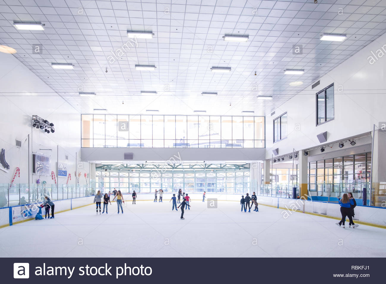 Ice Skating Rink Indoor High Resolution Stock Photography and Images Alamy