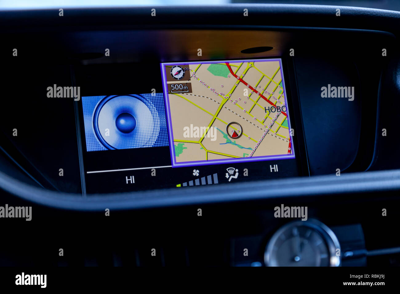 Car navigation system hi-res stock photography and images - Alamy