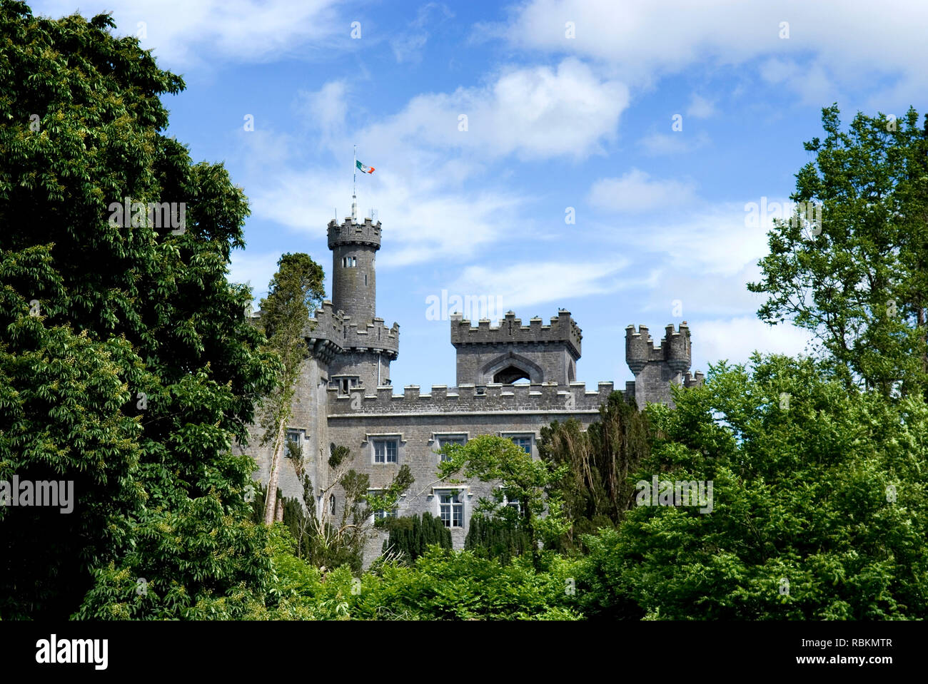 Charville Castle; Offaly Stock Photo