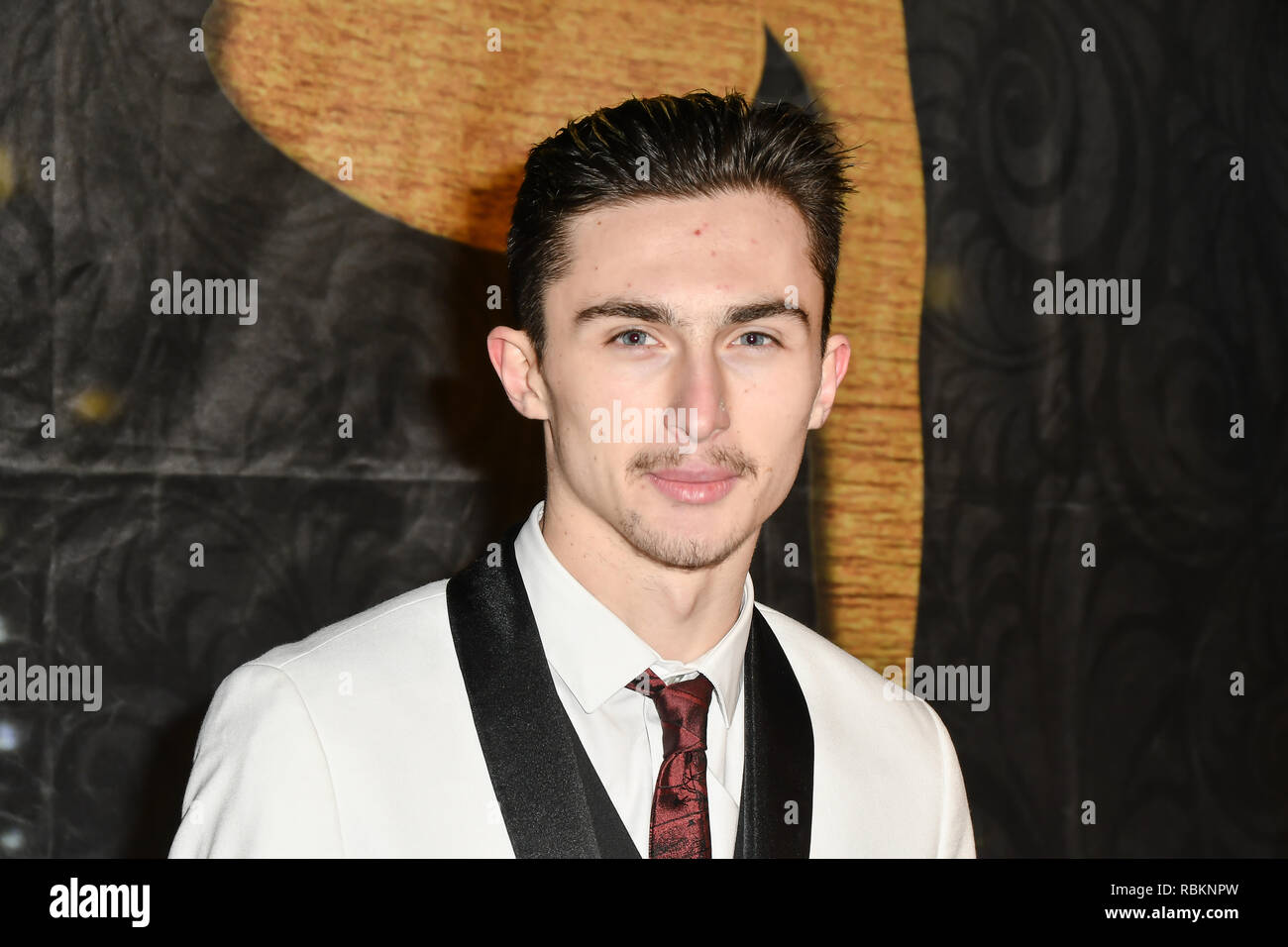 London, UK. 10th Jan 2019. Arrivers at The Gold Movie Awards at Regent Street Cinema on 10 January 2019, London, UK. Credit: Picture Capital/Alamy Live News Stock Photo