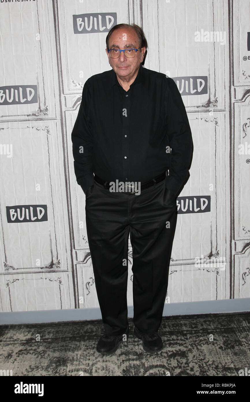 New York, USA. 10th January, 2019. BUILD Series Presents R.L. Stine discussing 'Goosebumps 2: Haunted Halloween' at BUILD Studio on Thursday, January 10, 2019 in New York, NY.  (Photo by Steve Mack/S.D. Mack Pictures) Credit: Steve Mack/Alamy Live News Stock Photo