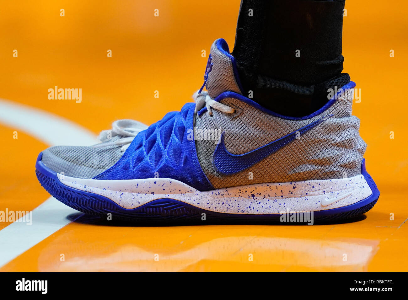 January 10, 2019: Kentucky Wildcats shoe during the NCAA basketball game  between the University of Tennessee Lady Volunteers and the University of  Kentucky Wildcats at Thompson Boling Arena in Knoxville TN Tim