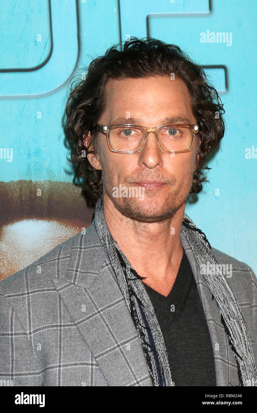 Los Angeles, CA, USA. 10th Jan, 2019. LOS ANGELES - JAN 10: Matthew McConaughey at the ''True Detective'' Season 3 Premiere Screening at the Directors Guild of America on January 10, 2019 in Los Angeles, CA Credit: Kay Blake/ZUMA Wire/Alamy Live News Stock Photo