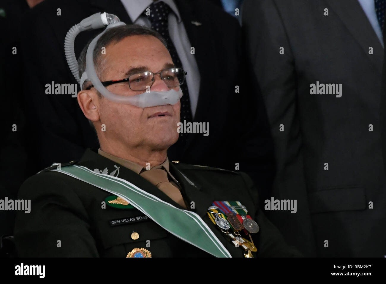 DF - Brasilia - 10/01/2019 - Possession of the commander-in-chief of the Army Eduardo Dias da Costa Villas Boas this Friday, January 11, during a solemnity of passage of the general command of the army of the Army General Eduardo Dias da Costa Villas Boas to the General of Army Edson Leal Pujol in a ceremony held at the Army Club. Photo: Mateus Bonomi / AGIF Stock Photo