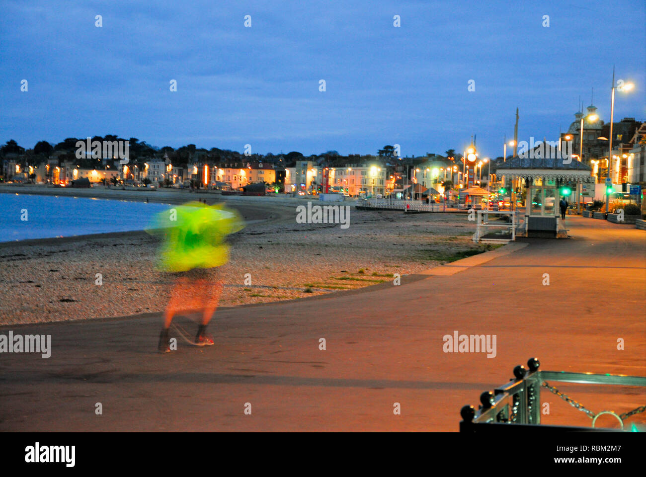 Weymouth. 11th January 2019. Weymouth wakes up to another calm, dry and fairly warm day with an expected high of 9 degrees centigrade Credit: stuart fretwell/Alamy Live News Stock Photo