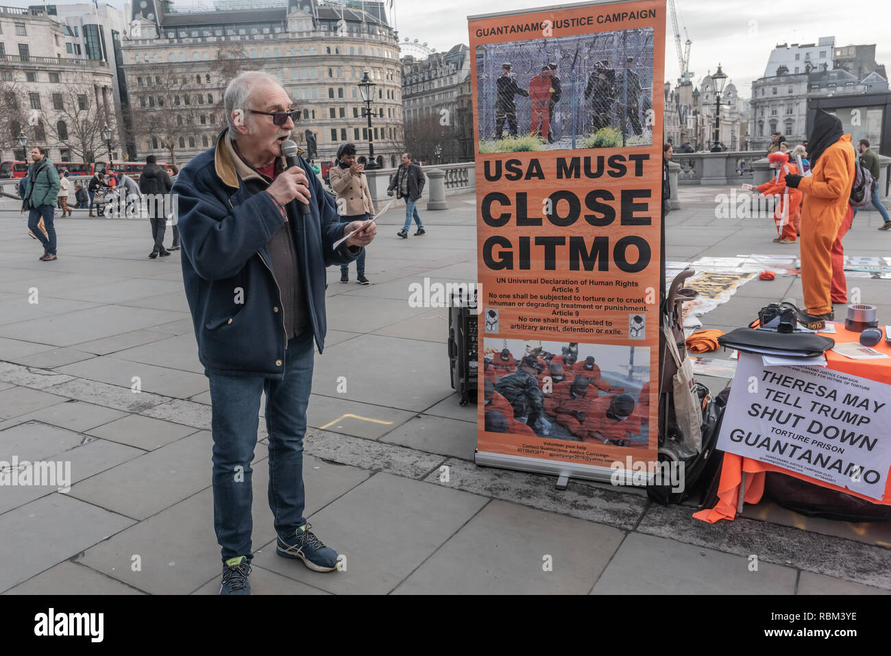 Its Illegal To Torture Prisoners And >> London Uk 11th January 2019 Ray Silk Of The Guantanamo Justice Its Illegal To Torture Prisoners And >> London Uk 11th January 2019 Ray Silk Of The Guantanamo Justice