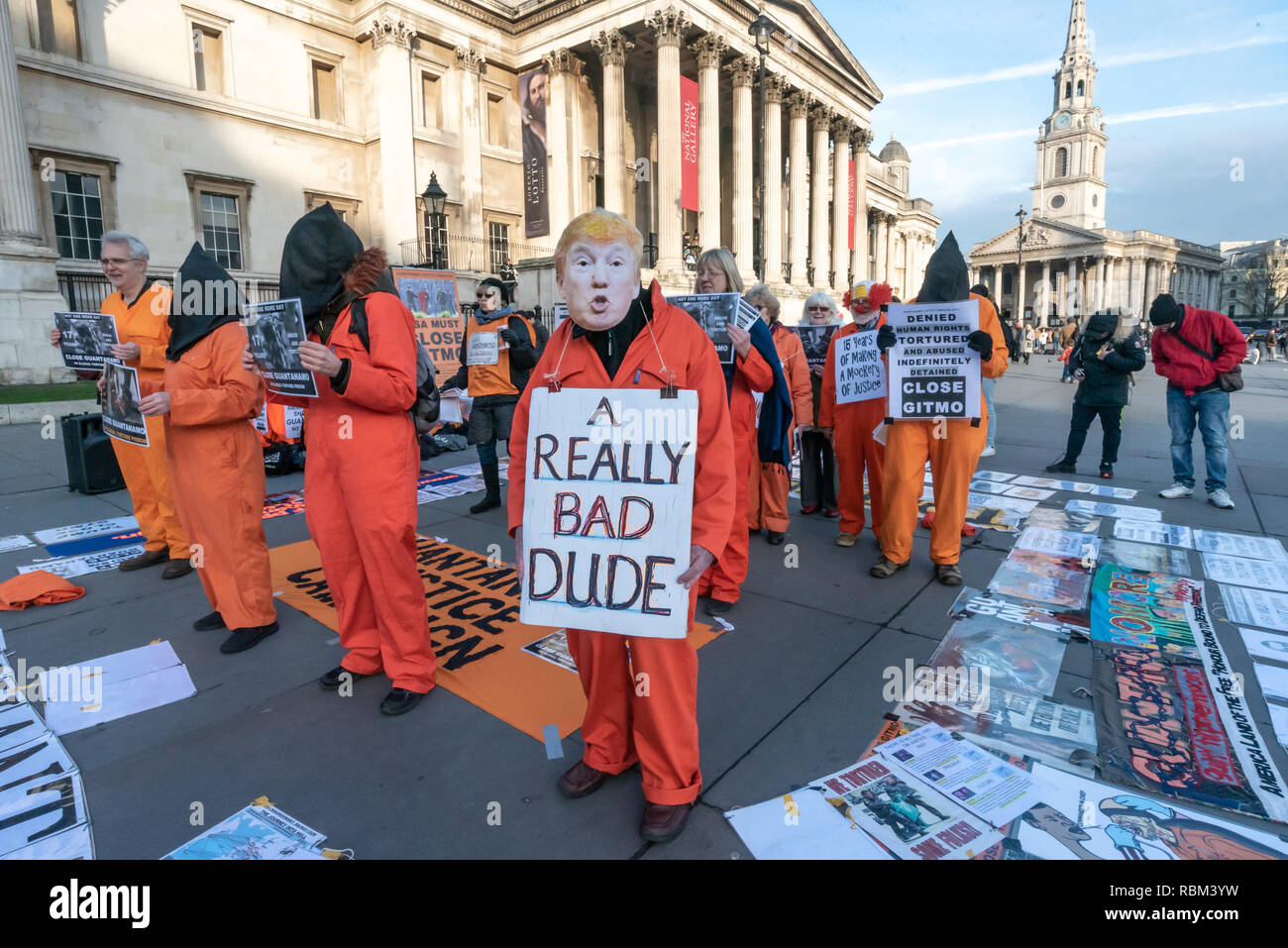 Its Illegal To Torture Prisoners And >> London Uk 11th January 2019 Members Of The Guantanamo Justice Its Illegal To Torture Prisoners And >> London Uk 11th January 2019 Members Of The Guantanamo Justice